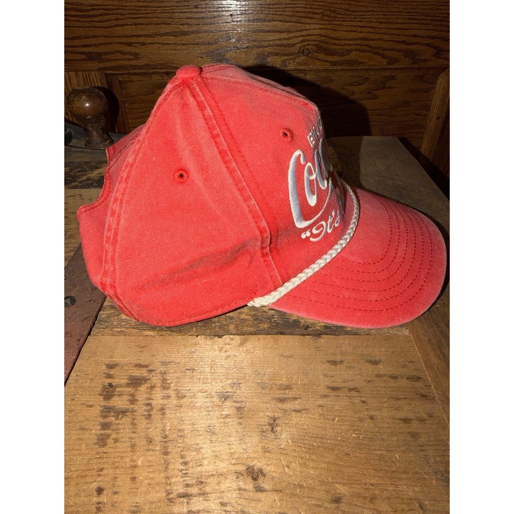 Coca Cola Rope Snapback Adjustable Trucker Cap - Picture 4 of 8